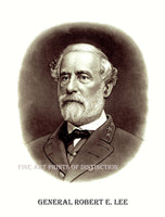 An archival premium Quality art print of an 1870 Portrait of General Robert E. Lee for sale by Brandywine General Store