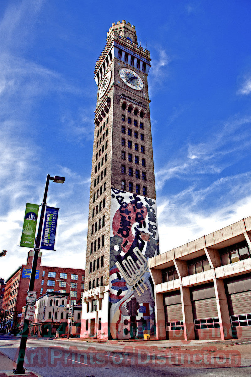 Baltimore Landmark the Bromo Seltzer Clock Tower Art Print