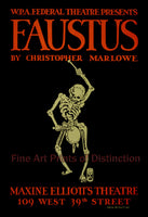 Faustus by Christopher Marlowe Theatre Poster