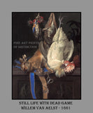 Still Life with Dead Game by Willem van Aelst Premium Poster