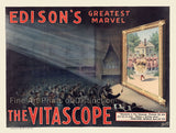 Edison's Greatest Marvel the Vitascope Fine Art Print