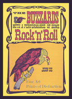 Buzzards Rock and Roll Advertising Poster
