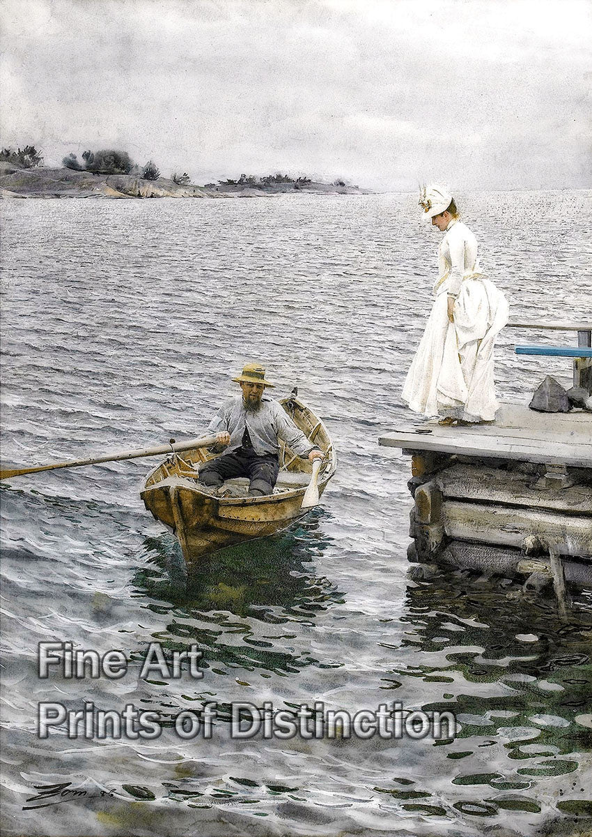 An archival premium Quality art Print of Summer Delight by Anders Zorn for sale by Brandywine General Store