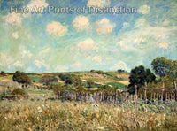An archival premium Quality art Print of Meadow by Alfred Sisley for sale by Brandywine General Store