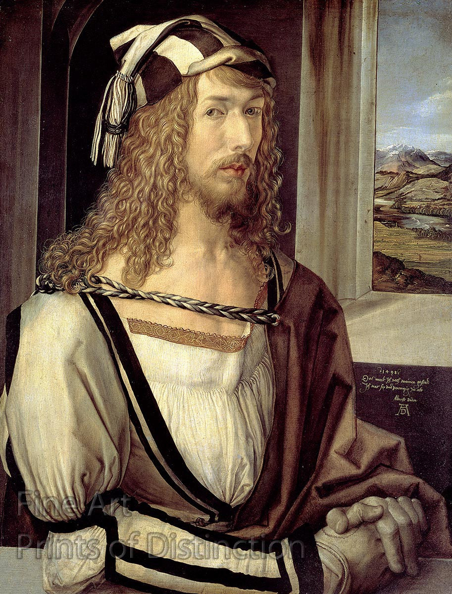 Self Portrait in 1498 by Albrecht Durer