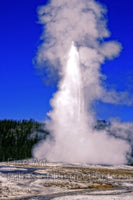 An archival premium Quality Art Print of Old Faithful in Yellowstone National Park in Wyoming for sale by Brandywine General Store