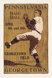 Pennsylvania baseball on the Georgetown Field Art Print