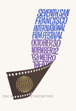 1963 San Francisco Film Festival advertising poster art print