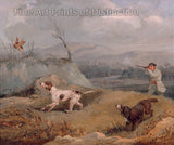 An archival premium Quality art Print of Grouse Shooting by Henry Thomas Alken for sale at Brandywine General Store