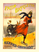 French advertisement for the Patin Bicyclette by Richard Choubersky in Paris