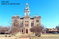 Shackleford County Courthouse in Albany, Texas art print
