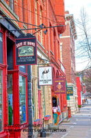 Cooperstown New York Baseball Store Fronts Art Print
