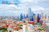 Houston Texas Skyline with the Bank of America Building