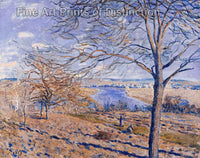 An archival premium Quality art Print of Banks of the Loing Autumn Effect by Alfred Sisley for sale by Brandywine General Store