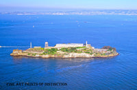 Alcatraz Island with San Francisco in the Background art print