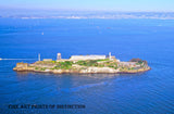 Alcatraz Island with San Francisco in the Background art print