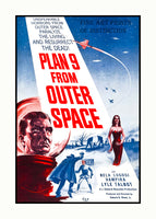 1959 Movie Poster from Plan 9 from Outer Space art print