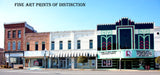 Talladega Alabama Historic Downtown View art print