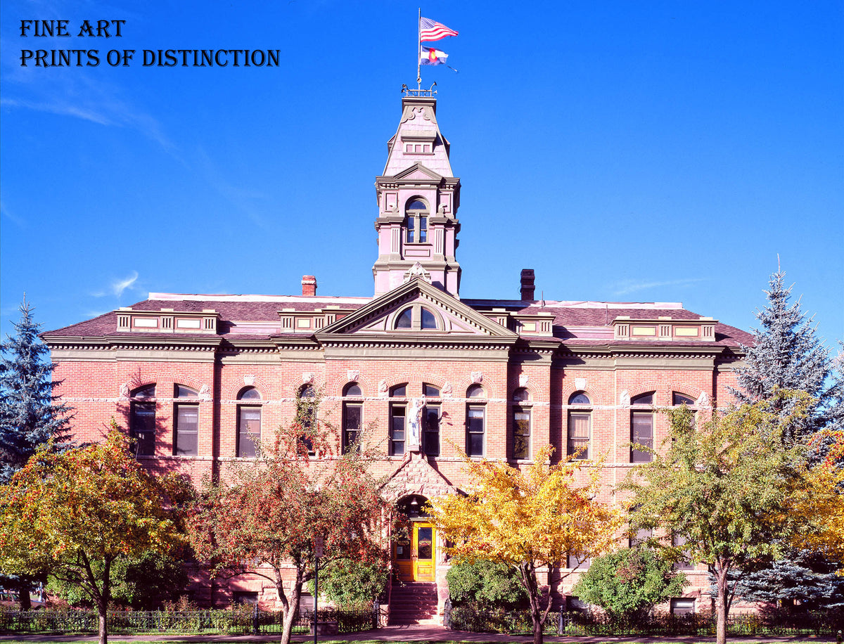 Pitkin County Courthouse in Aspen Colorado art print