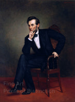 An archival premium Quality art Print of President Abraham Lincoln by George Peter Healy for sale by Brandywine General Store