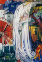 An archival premium Quality cubist art Print of The Bewitched Mill by Franz Marc for sale by Brandywine General Store
