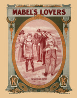 1912 movie poster for Mabel's Lovers Art Print