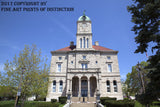 Rockingham County Courthouse located in Harrisonburg Virginia Art Print