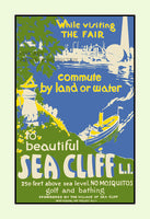 Sea Cliff Long Island, New York travel poster