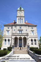 Rockingham County Courthouse in Harrisonburg VA Art Print