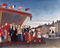 An archival premium Quality art Print of The Representatives of Foreign Powers Coming to Salute the Republic as a Token of Peace by Henri Rousseau for sale by Brandywine General Store