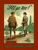 World War I Poster The Real Irish Spirit