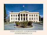Fine Art Poster of the Inyo County Courthouse in Independence, California