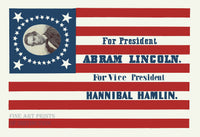 1860 Abraham Lincoln Campaign Poster Premium Print