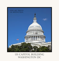 Dome of the United States Capitol Building fine art poster