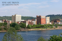 City of Wheeling, West Virginia as viewed from Wheeling Island Art Print