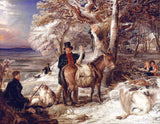 An archival premium Quality art Print of The Day's Hunt by English artist James Ward for sale by Brandywine General Store
