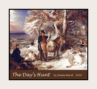 An archival premium Quality art Poster of The Day's Hunt painted by James Ward for sale by Brandywine General Store