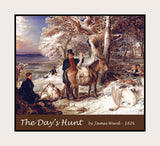 An archival premium Quality art Poster of The Day's Hunt painted by James Ward for sale by Brandywine General Store