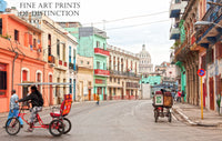 An archival premium Quality art Print of Zapata Street, Chinatown in Havana Cuba for sale by Brandywine General Store