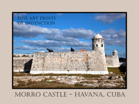 An archival premium Quality Poster of Morro Castle with Canon in Havana, Cuba for sale by Brandywine General Store