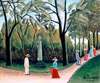 An archival premium Quality art Print of The Luxembourg Gardens by Henri Rousseau for sale by Brandywine General Store