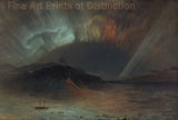 An archival premium Quality art Print of Aurora Borealis by Frederic Edwin Church for sale by Brandywine General Store