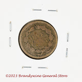A first year 1859 Indian Head Penny in about good condition reverse side