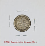 An 1876 Liberty Seated Dime in extra fine condition reverse
