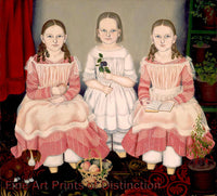 An archival premium Quality Art Print of The Lincoln Children by Susan Waters for sale by Brandywine General Store