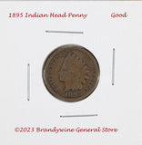 A 1895 Indian Head Penny in good condition for sale by Brandywine General Store