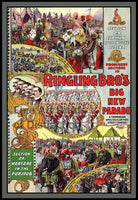 Ringling Brothers 1899 Street Parade Circus Poster art print