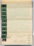 A 1900 Baltimore Historical Land Deed for 612 acres with Internal Revenue Stamps