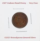 A 1907 Indian Head Penny in very fine condition