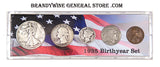 1935 Birth Year coin set in average circulated condition